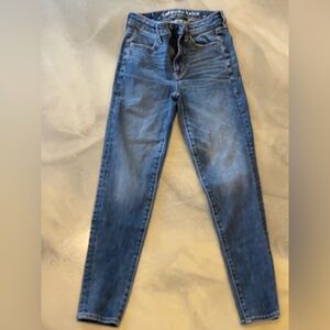 American Eagle Women's Super Hi-Rise Skinny Jeans size 00 Short